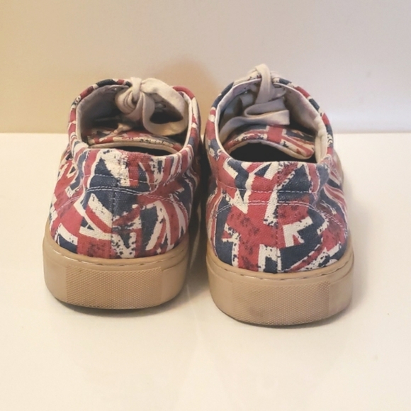 Antonio Biaggi Union Jack canvas Sneakers 11.5 EUC - Picture 4 of 9